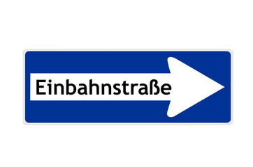 Verkehrszeichen: Einbahnstraße