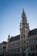 Fototapeta na wymiar Ratusz na Grand Place, Bruksela