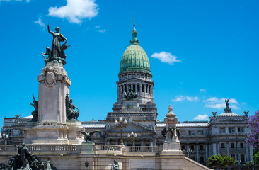 Fototapeta na wymiar Buenos Aires Kongres Monument
