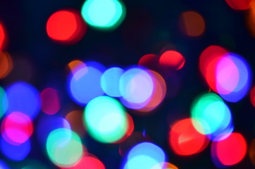 Fototapeta premium Abstract light bokeh background
