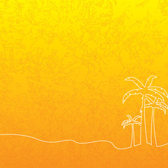 Summer tropical holiday background - 50274548