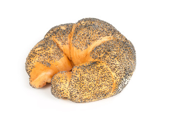 Bun with poppy seeds