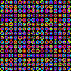 Colorful psychedelic pattern