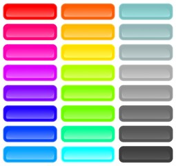 Vector set of colored web  buttons