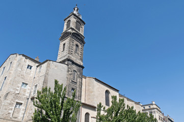 Fototapeta na wymiar Church of Saint Paul at Bourdeaux, France