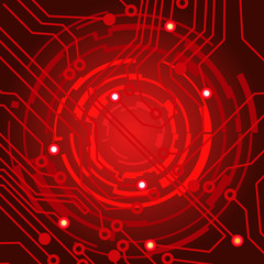 technology abstract background - vector illustration