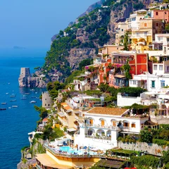 Foto op Plexiglas Positano, Italië. Amalfikust © ronnybas