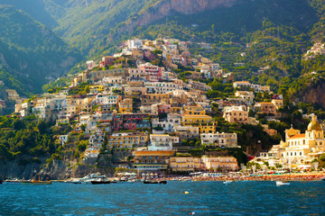 Positano, Amalfi Coast - obrazy, fototapety, plakaty