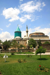 Fototapeta na wymiar Mevlana museum mosque