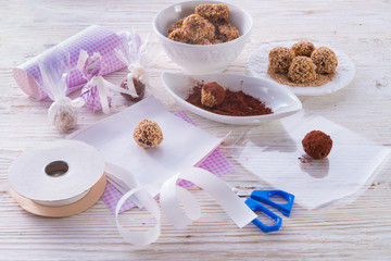 home-made Knusper - muesli - small ball