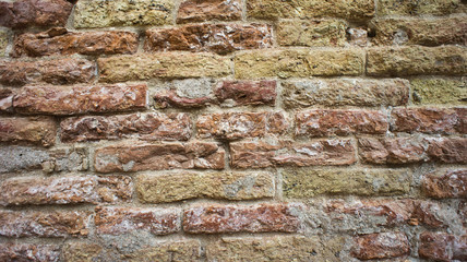 Background of stone bricks wall texture
