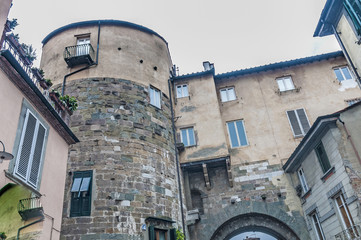 Porta di Borgo door in Lucca, Tuscany, Italy