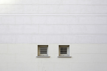 Two windows in the wall