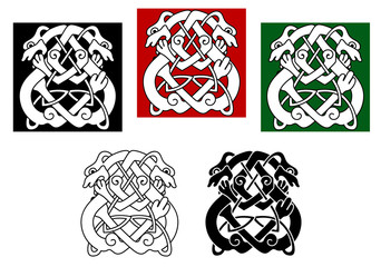 Celtic dogs and wolves