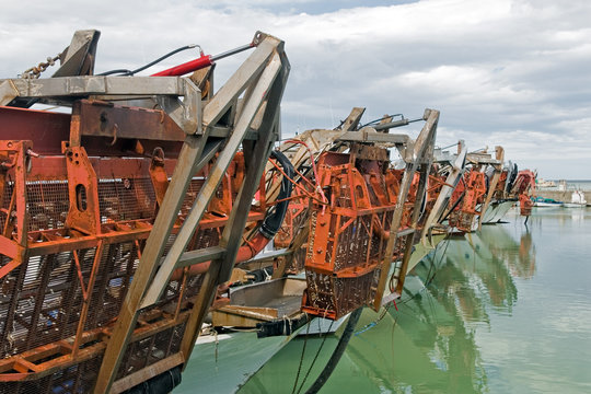 Draghe idrauliche per pesca vongole