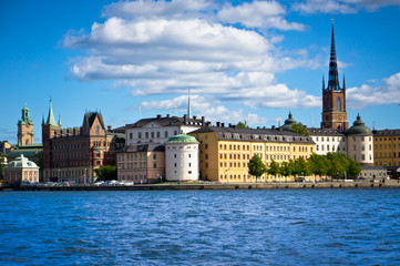Fototapeta premium A view of Stockholm old city, Sweden