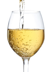 Wine Glass with White Wine
