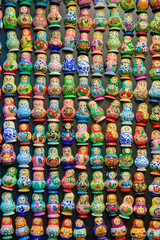 Fototapeta premium Matryoshka doll souvenirs.