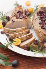 Sliced Roast Pork Tenderloin