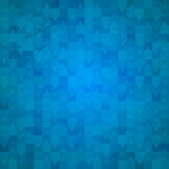 blue geometric background for design