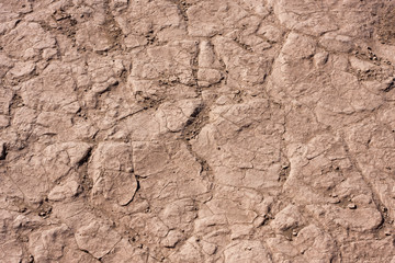 Cracked earth from Mesquite Dune - Death Valley