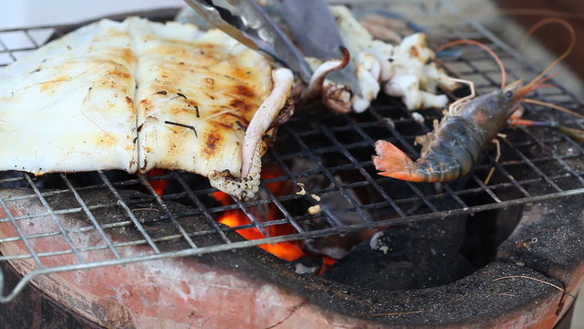 Gourmet Grilled seafood