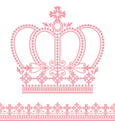 王冠　ティアラ　イラスト © aalto