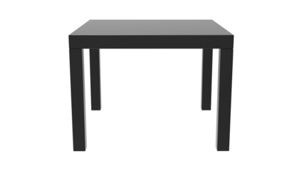 Black Side Table