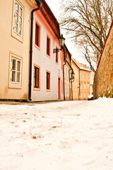 Beautiful Novy Svet Street in Prague, Czech Republic