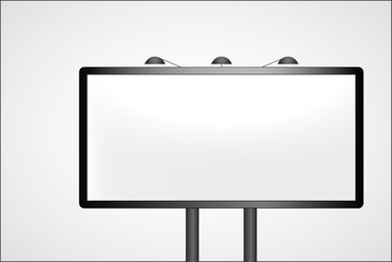 Outdoor billboard on white - vector © KlaraD