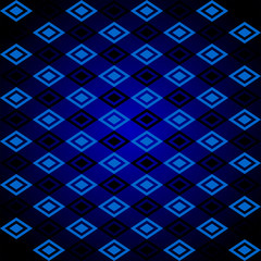 Drawing rhombus abstract pattern