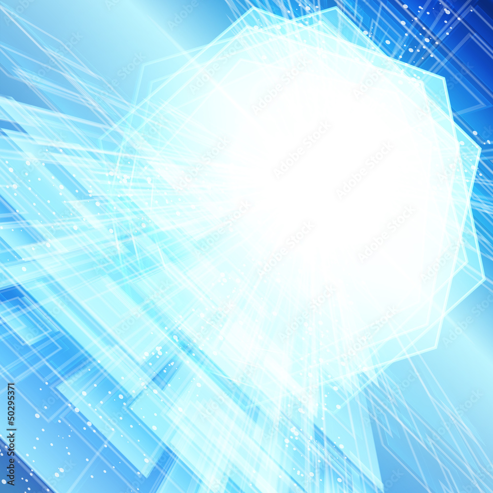 Poster abstract techno background.