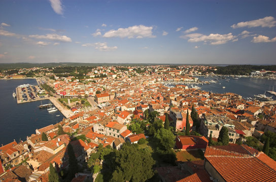 A view of Rovinj, Croatia, Istria