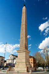 Obelisco Egizio a Roma Piazza San Giovanni Italy