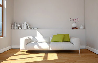 Fototapeta na wymiar nowoczesne sofa biały