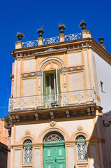 Historical palace. Massafra. Puglia. Italy.
