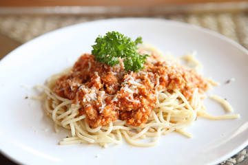 spaghetti bolognese