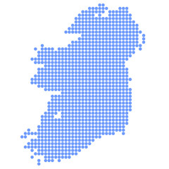 Fototapeta na wymiar Irlandia jena mapa