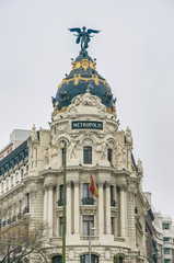 Metropolis building at Madrid, Spain