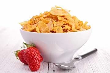 bowl of cereal with berries fruits