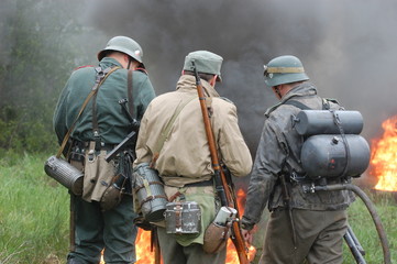 Fototapeta premium WWII reenactment