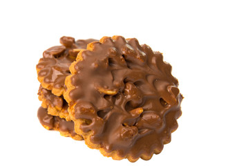 cookies with chocolate and nuts