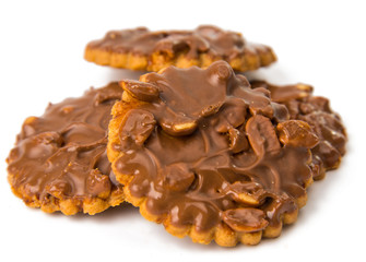 cookies with chocolate and nuts