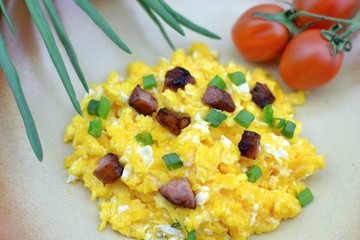 scrambled eggs