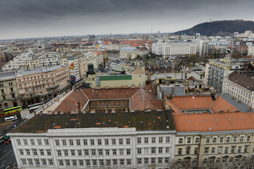 La ville de Budapest depuis la Basilique Saint-Etienne