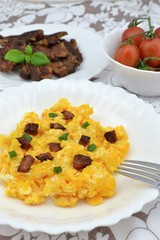 scrambled eggs