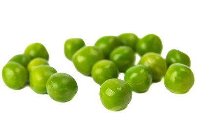 green peas close-up