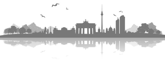 Skyline Berlin Landschaft © SimpLine