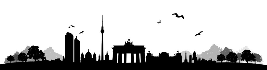 Berlin Skyline Landschaft