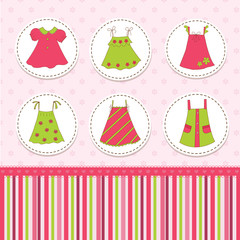 Kid girl background